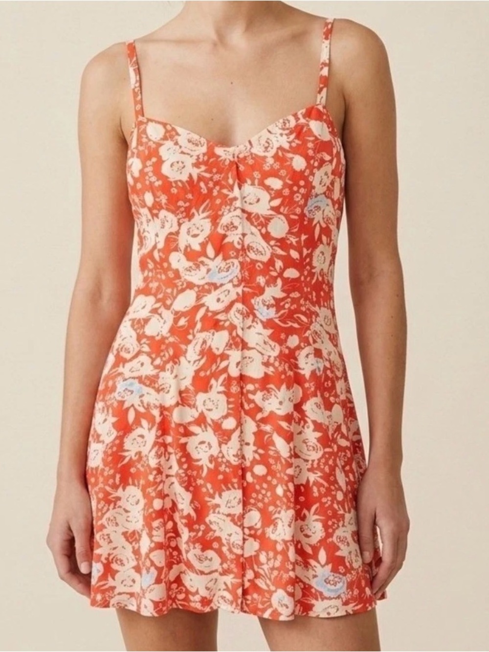 Free people babydoll mini dress size 2